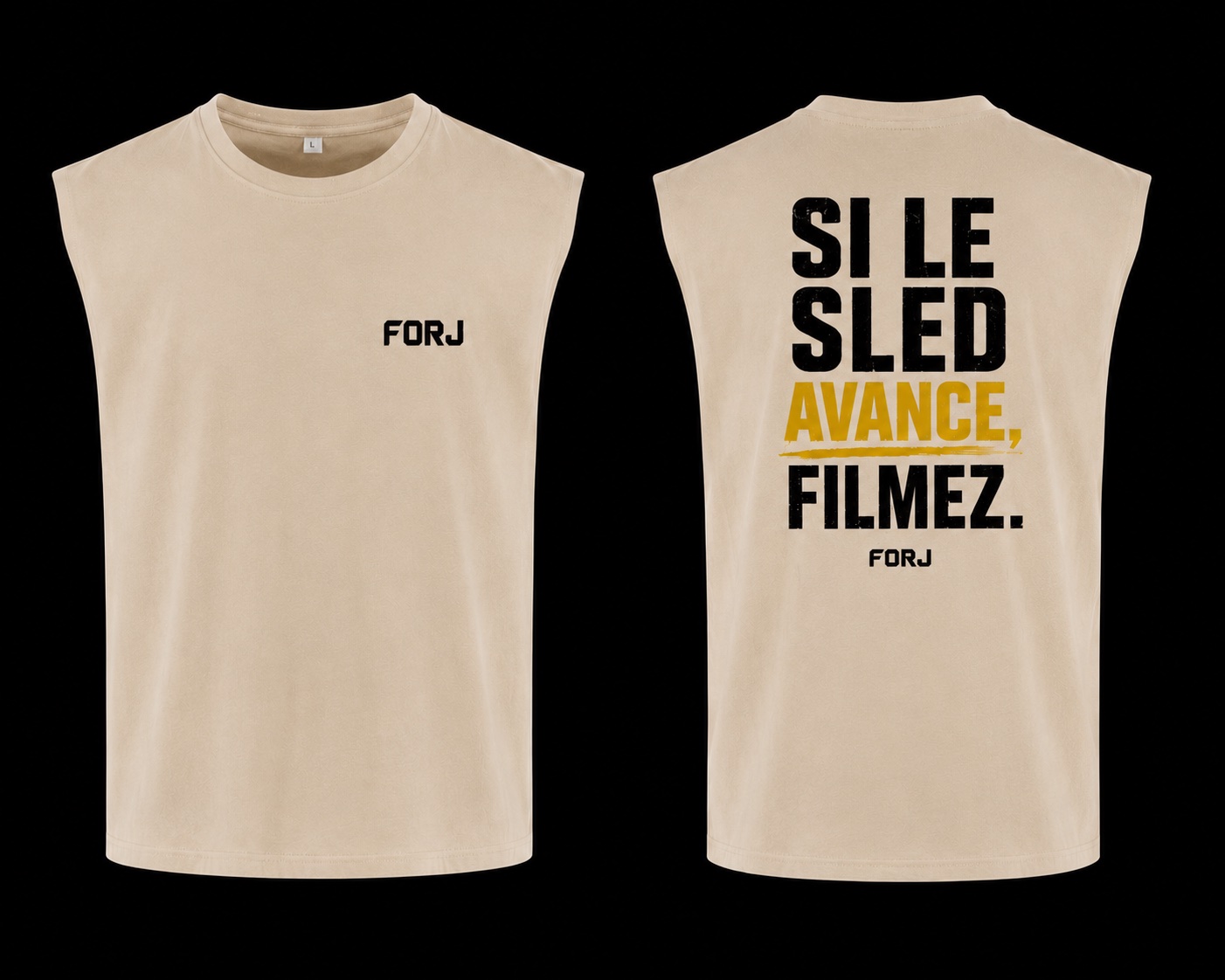 T-shirt Sans Manches Sand